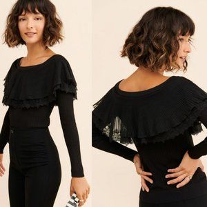 English Factor Off the Shoulder Lace Top